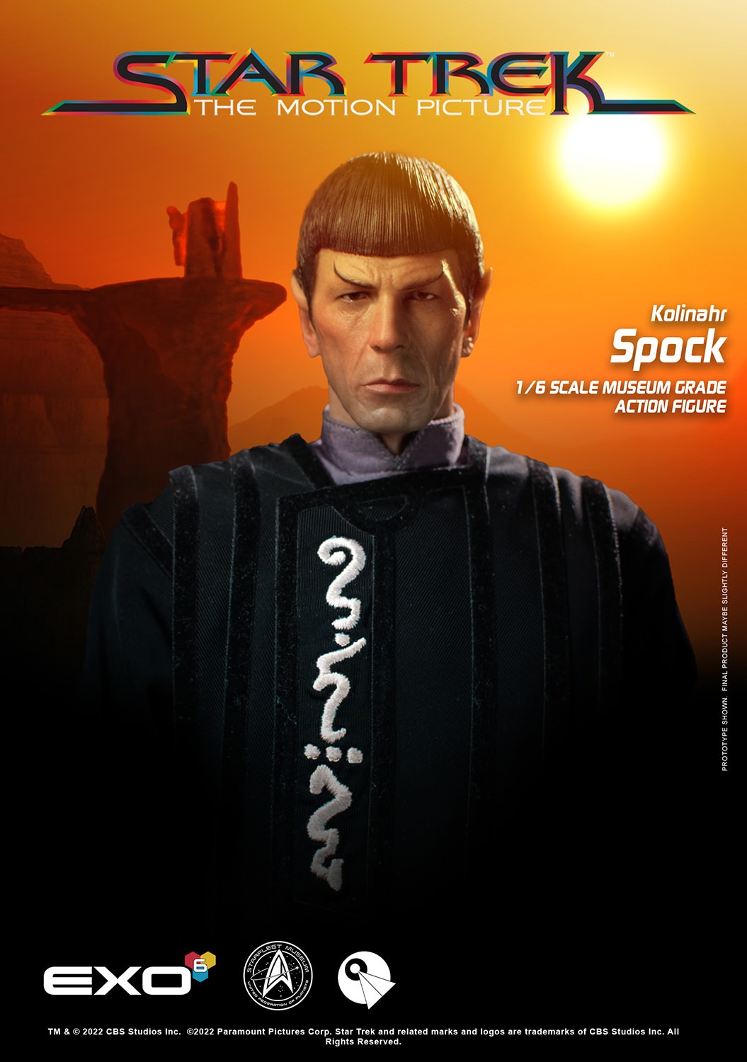 EXO-6 Star Trek Spock Kolinahr Sixth Scale Figure